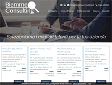 Tablet Screenshot of biemmeconsulting.it